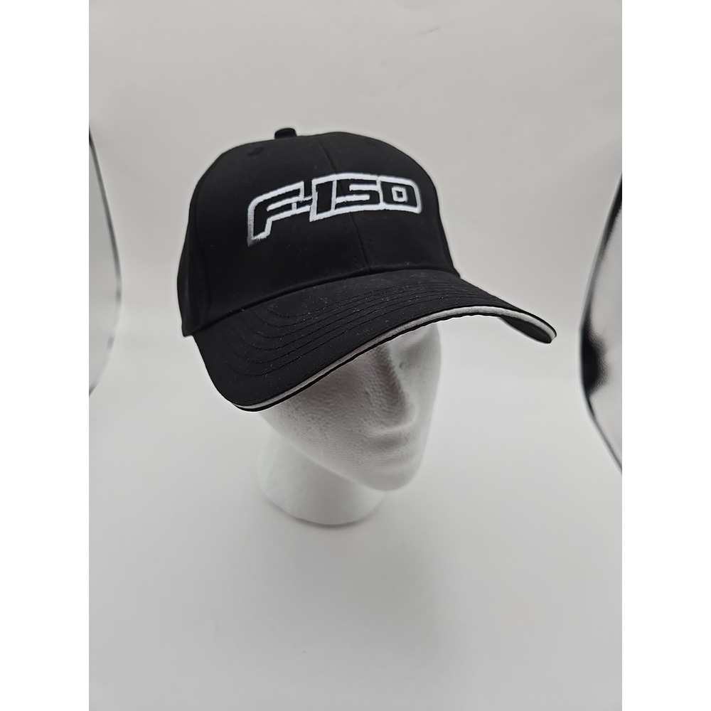 Ford F150 Hat Cap "Built Ford Tough" Patch Strapback Embroidered *NEW* Black Hat